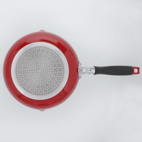 LIV PLUS IH �[�^�t���C�p�� 24cm ���b�h ND-9453 _5