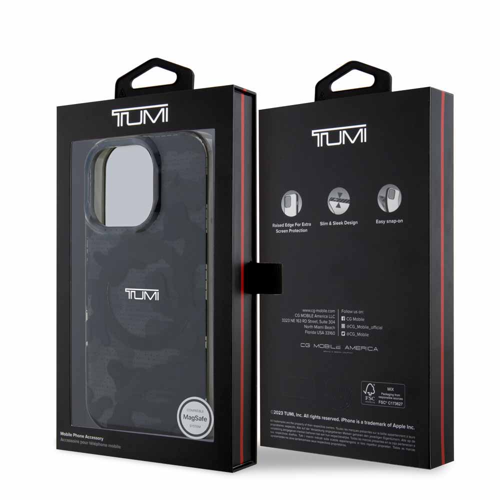 TUMI iPhone 16 Pro ケース ブラック TUHMP16LDLCAG 7303462│アイリス