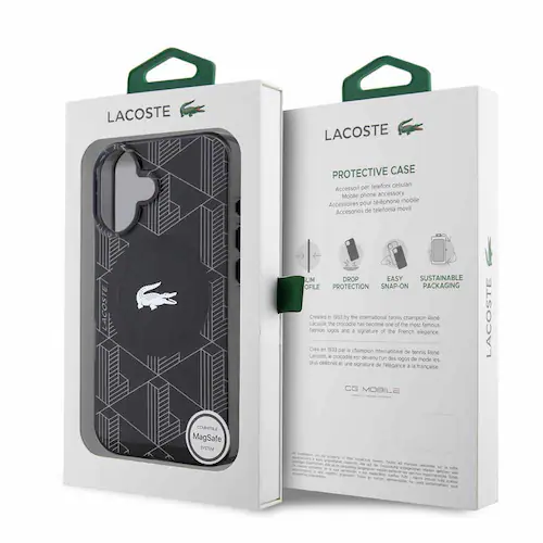 LACOSTE iPhone 16 PLUS �P�[�X �u���b�N LCHMP16MUBSK �y�v���U�Z���N�g�z_8