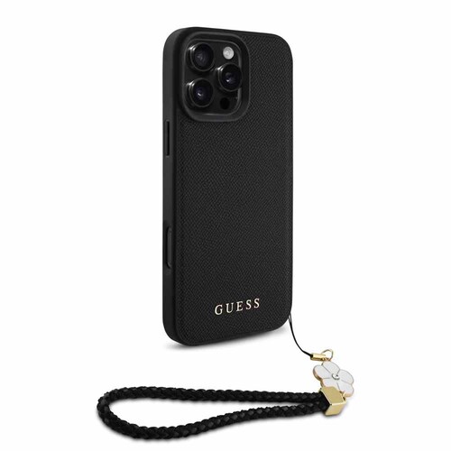 GUESS iPhone 16 Pro �P�[�X GUHMP16LPGCSFLWK �u���b�N�y�v���U�Z���N�g�z_3