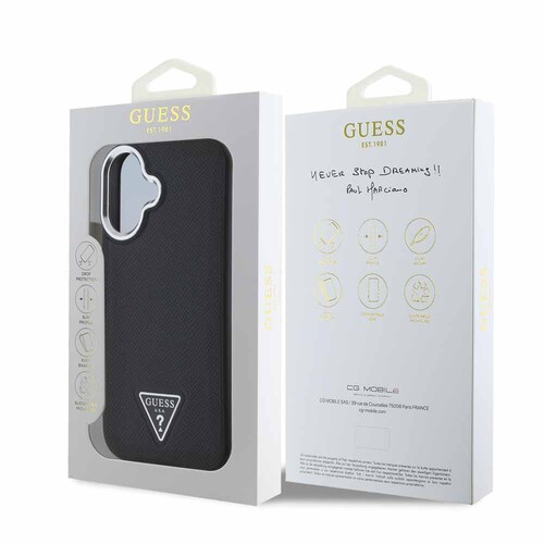 GUESS iPhone 16 ケース ブラック GUHMP16SPGTSPSK 【プラザセレクト】_8