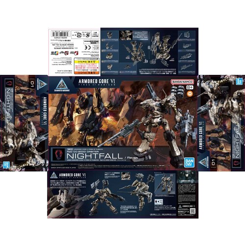 BANDAI SPIRITS 30MM ARMORED CORE VI FIRES OF RUBICON 671684 �y�v���U�Z���N�g�z_13