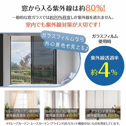 �K���X�t�B���� �Ód�C�z��(��)60�~200cm in033-60-bk �u���b�N�y�v���U�Z���N�g�z_12