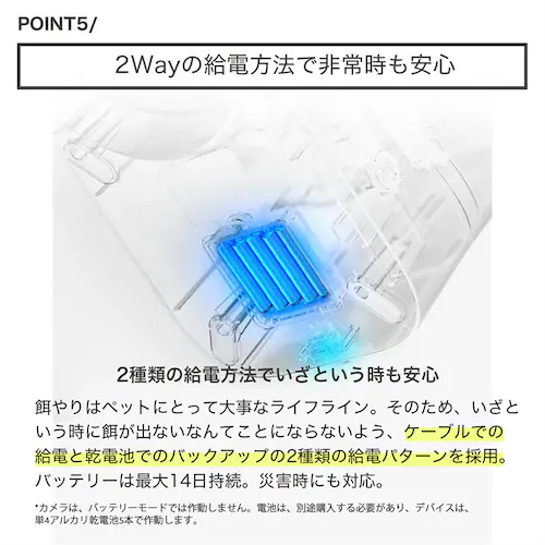 PETKIT カメラ付自動給餌機 P571 _7