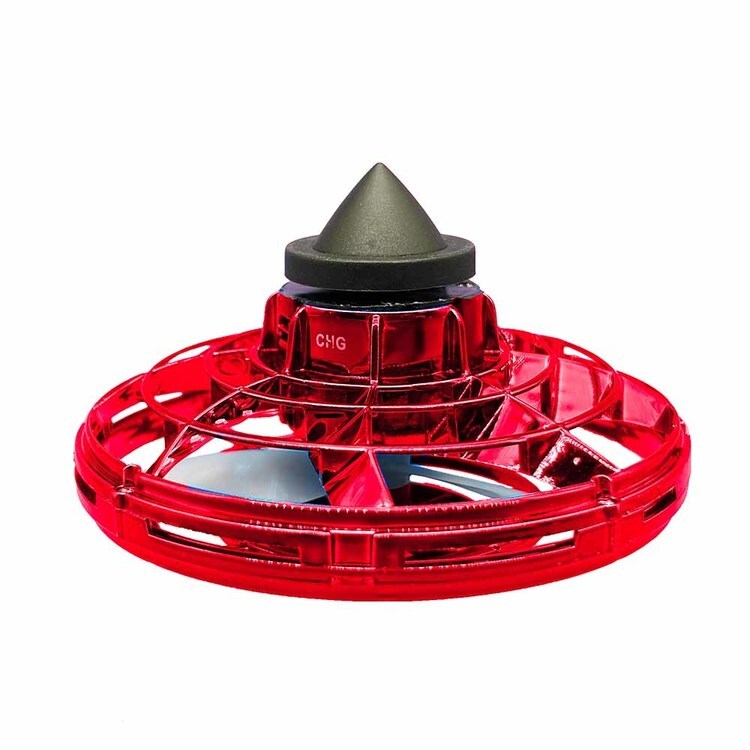 フライングスピニングUFO 赤【プラザセレクト】 7337357 │アイリス