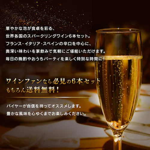 スパークリングワイン 6本セット【前払い不可】【代引き不可】【同梱不可】_2