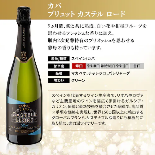 スパークリングワイン 6本セット【前払い不可】【代引き不可】【同梱不可】_8