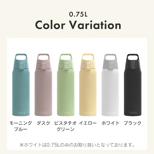 水筒 750ml 直飲み 保温 保冷 真空断熱 二重構造 0.75L シールドサーモワン SIGG シグ ピスタチオグリーン_9