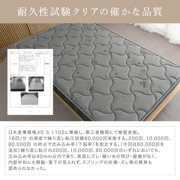プレミアムポケットコイルマットレス20cm S PC200 7338434 │アイリス
