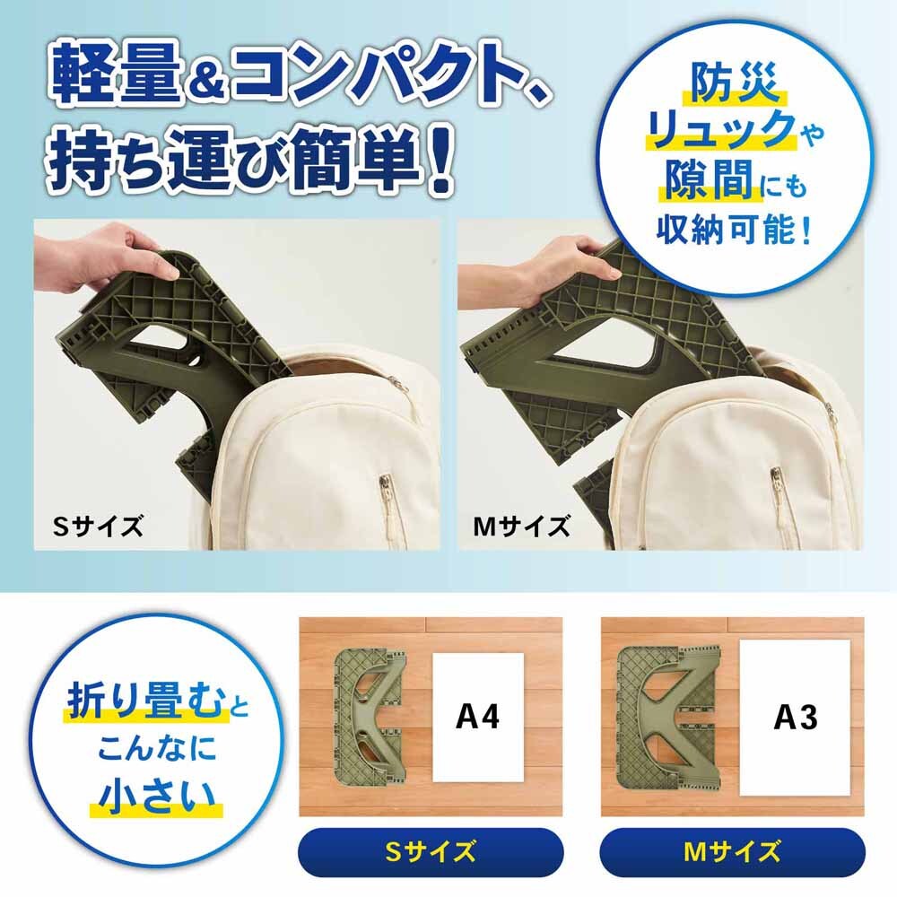 Fun Standard プラスチック製 ステップスツールセットS P0313ETSSS-BLK