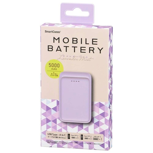 �I�[���d�@ ���o�C���o�b�e���[ 5000mAh SMP-MB50-PK �s���N�y�v���U�Z���N�g�z_13