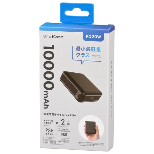 �I�[���d�@ ���o�C���o�b�e���[ PD20W 10000mAh SMP-PD100-W ���y�v���U�Z���N�g�z_5