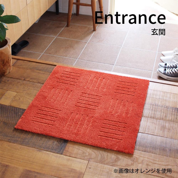 オカ ピタプラス ジョイント キッチンマット 60×60cm 20枚組 オレンジ