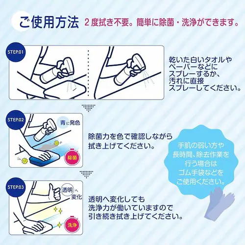 虎変堂 みえるくん 色が変わる除菌 PRO 300ml _4