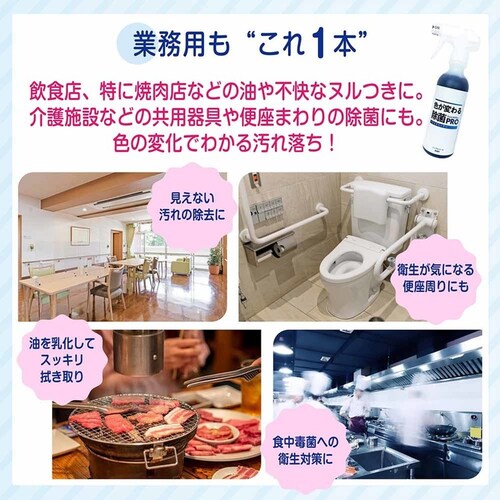 虎変堂 みえるくん 色が変わる除菌 PRO 4L 【プラザセレクト】_9