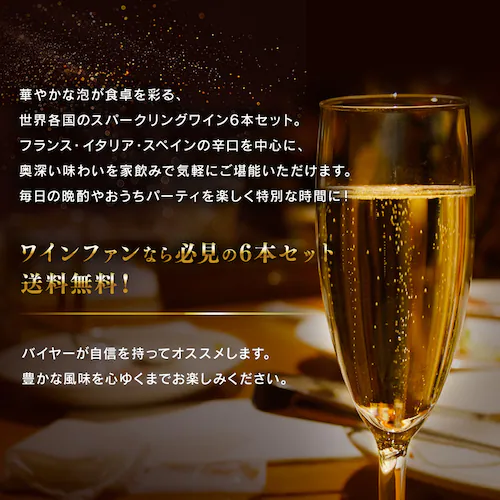 スパークリングワイン 6本セット_1