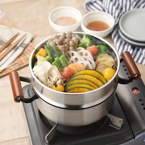 パール金属 ステンレス蒸し器 フライパン18cm用 HC-914 【プラザセレクト】_3