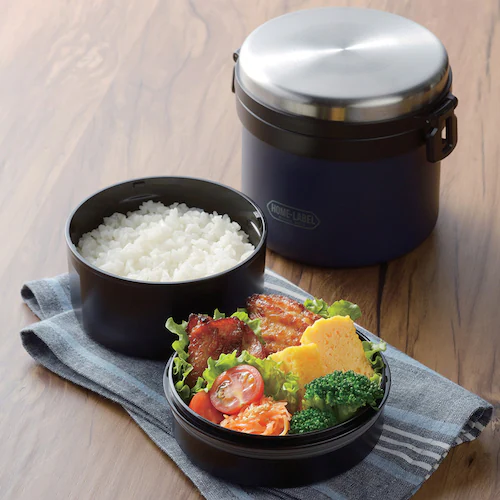 パール金属 保温弁当箱 1000ml HB-5665 ブラック【プラザセレクト】_2