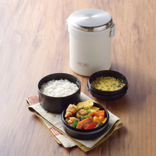 パール金属 保温弁当箱 1500ml HB-5668 ブラック【プラザセレクト】_5