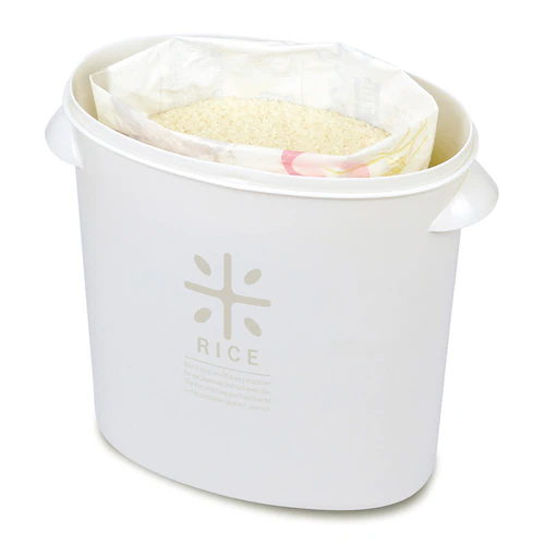 パール金属 米びつ 5kg用 ホワイト HC-703 【プラザセレクト】_2