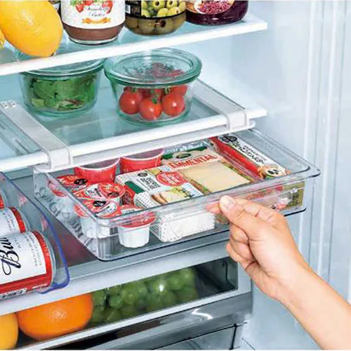 リバティーコーポレーション 冷蔵庫収納 ケース ワームグレー LD-324 【プラザセレクト】_2