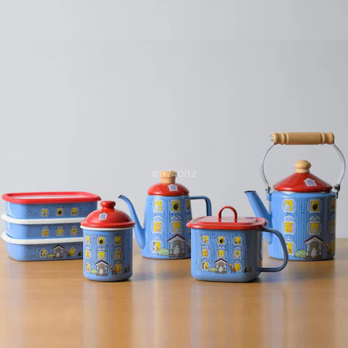 富士ホーロー ムーミン ホーロー保存容器 1.5L MOH-CC14H 【プラザセレクト】_3