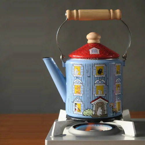 富士ホーロー ムーミン ホーローケトル 2.0L MOH-2.0K 【プラザセレクト】_4