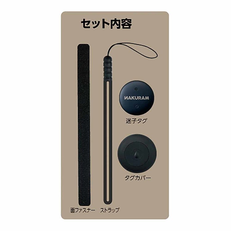 NAKURAM ナクラム スマート迷子タグセット DC-581 7340287│アイリス