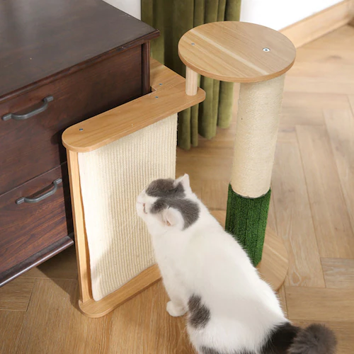 コーナ専用テーブル付き爪とぎタワー YS135147 KIRA_7