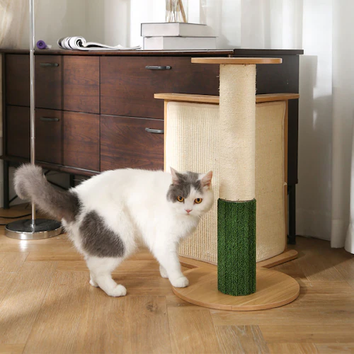 コーナ専用テーブル付き爪とぎタワー YS135147 KIRA_8