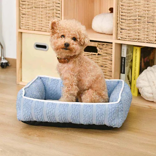 ペットベッド スクエアベッドS ブルー _2