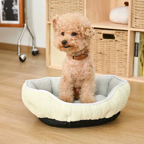 ペットベッド スクエアベッドS ブルー _3