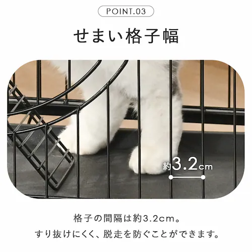 吸水器 ボウル付き 小動物用 猫用 ワイヤーケージ _4