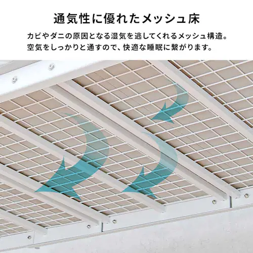 ロフトベッド KH-3692 ホワイト【時間指定不可】【代引き不可】_3