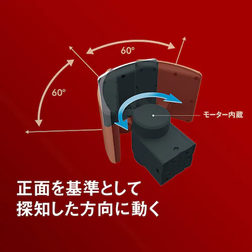 自動追尾センサーライト AC電源式 ブラック LED-AC1017TA _9