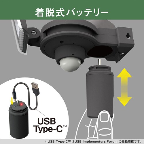 �Q���X���C�h�^�Z���T�[���C�g�@�[�d�r�� �u���b�N LED-RC820 _4