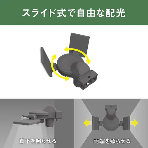 �Q���X���C�h�^�Z���T�[���C�g�@�[�d�r�� �u���b�N LED-RC820 _6