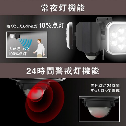 �Q���t���[�A�[�����Z���T�[���C�gAC�d���� �u���b�N LED-AC2028 _6