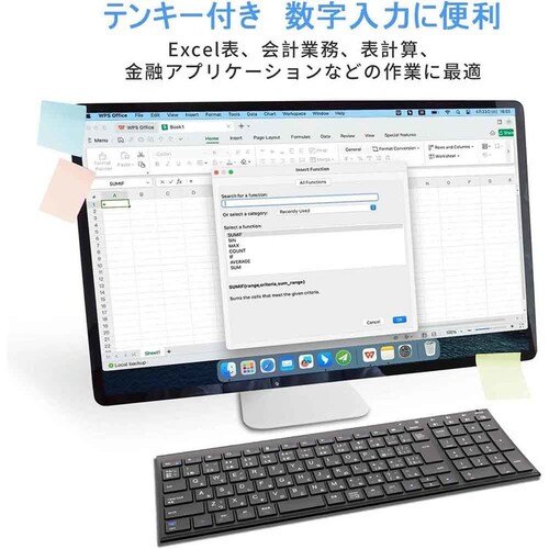 iClever Bluetooth�L�[�{�[�h BK22 �iType-C�j �u���b�N_6