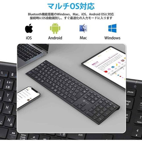 iClever Bluetooth�L�[�{�[�h BK23 �V���o�[_2