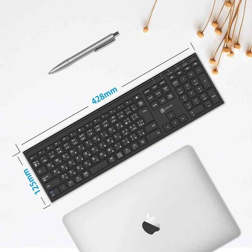 iClever Bluetooth�L�[�{�[�h BK23 �V���o�[_5