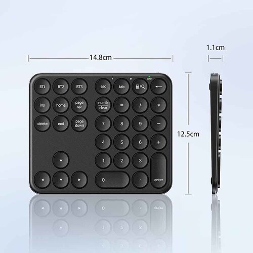 iClever �e���L�[ KP10 �u���b�N�i�l�p�L�[�j_11
