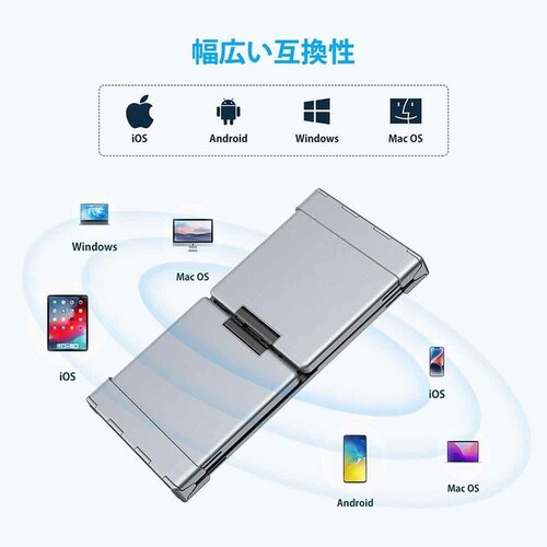 iClever �܏�L�[�{�[�h BK09 �_�[�N�O���[_2