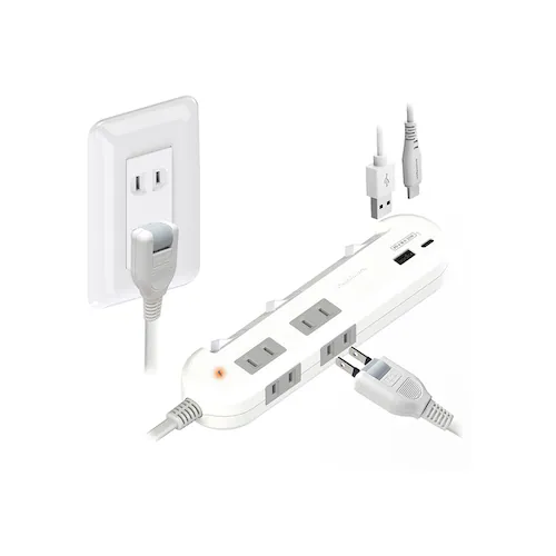 kashimura �d���^�b�v4AC-C�^A-PD20W �X�C�b�`�^���T�[�W�t�� 1.2m �z���C�g_2