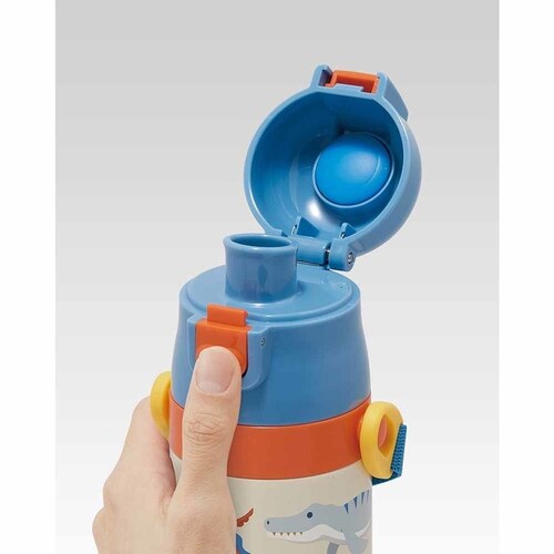 Skater ���� �q�� �^��X�e�����X �ۗ� 2WAY �{�g�� ������ 470ml �R�b�v 430ml SKDC4 �f�B�m�T�E���X2026�y�v���U�Z���N�g�z_2