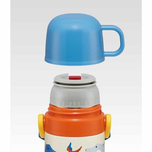 Skater ���� �q�� �^��X�e�����X �ۗ� 2WAY �{�g�� ������ 470ml �R�b�v 430ml SKDC4 �f�B�m�T�E���X2026�y�v���U�Z���N�g�z_3