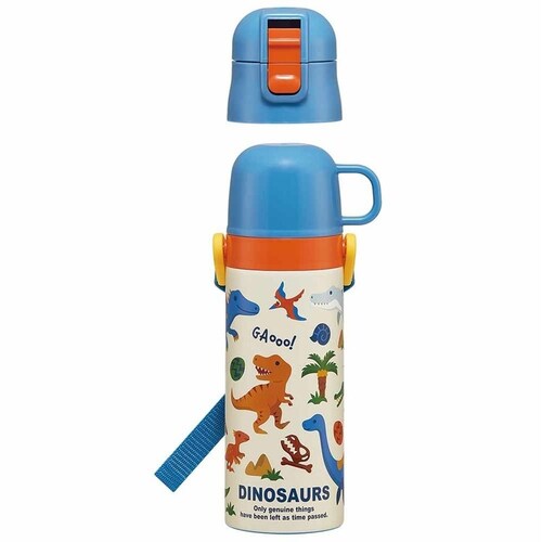 Skater ���� �q�� �^��X�e�����X �ۗ� 2WAY �{�g�� ������ 470ml �R�b�v 430ml SKDC4 �f�B�m�T�E���X2026�y�v���U�Z���N�g�z_4