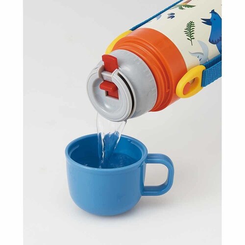 Skater ���� �q�� �^��X�e�����X �ۗ� 2WAY �{�g�� ������ 470ml �R�b�v 430ml SKDC4 �f�B�m�T�E���X2026�y�v���U�Z���N�g�z_5