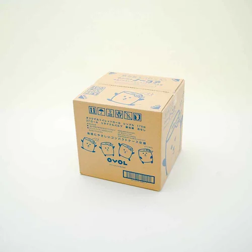 【27ロール】ノーコア 無包装 エコロール 170m シングル トイレットペーパー_3