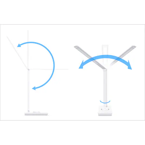 Lumixux デスクライト 15W無線給電規格Qi2対応 ホワイト DK-R116WH _3